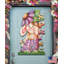 Spring Bunny Wreath Wooden Door Hanger