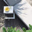 Birgitta Outdoor Fabric Aluminium Side Table - White