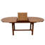 Annekatrin Oval Eucalyptus Solid Wood Extendable Outdoor with Umbrella Hole Dining Table - 100 cm W 150 cm D