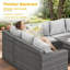 Cueva 7 Piece Rattan Sectional Seating Group with Cushions-1551959767