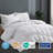 All Season White Goose Feather Down Comforter Duvet Insert-1481317994