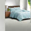Ensembles de literie en polyester bleu sarcelle, édredon en fausse fourrure moderne avec taies décoratives pour la maison