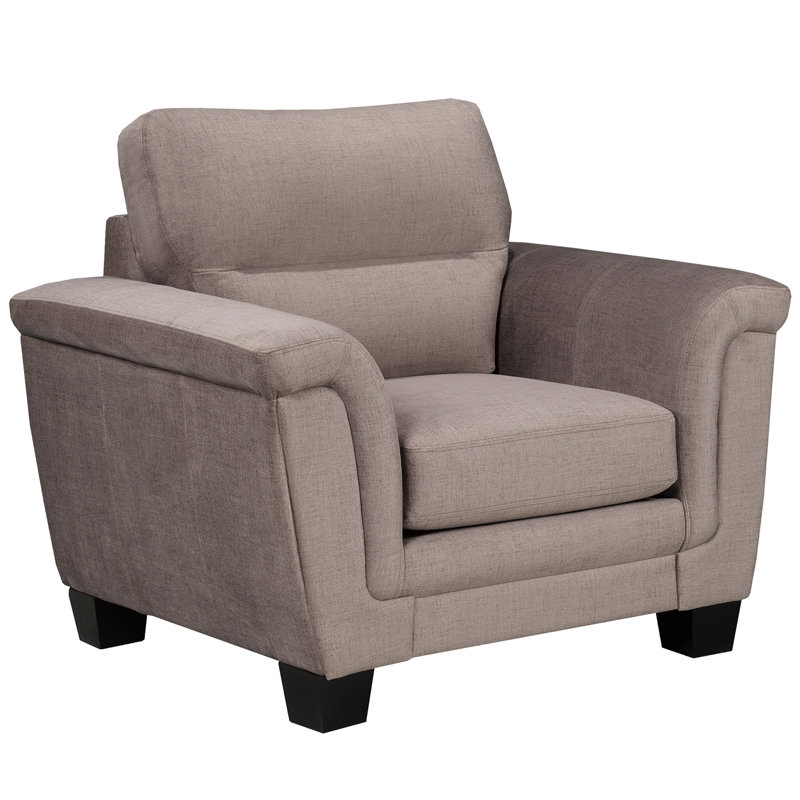 Chaise en tissu Beeston, taupe, Taupe