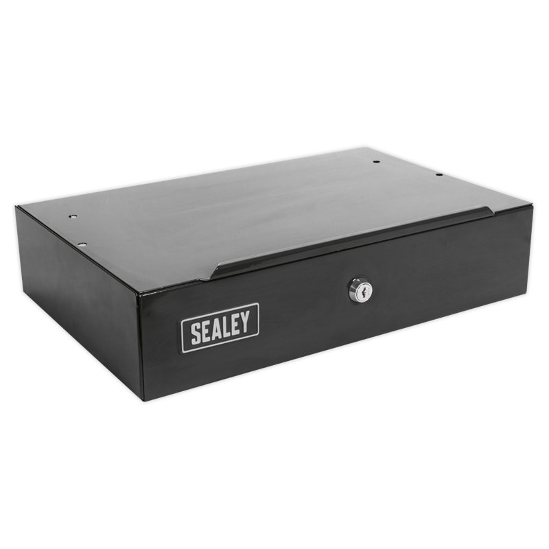 Side Cabinet for Long Handle Tools, Black