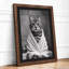 Portrait In White Minimalist - Print-1561443384-1561443364