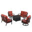 Ensemble de conversation avec coussins pour 6 personnes Denease-1831108295