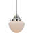 Moshier 1 - Light Silver Single Pendant