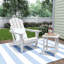 Chaise Adirondack pliante en plastique avec table Laguna-1101326985