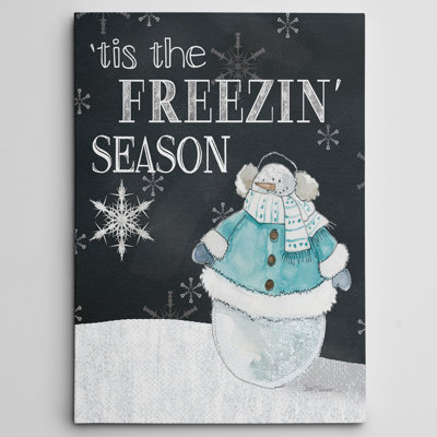 «Tis the Freezin Season», reproduction sur toile