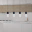 Luminaire suspendu linéaire à 4 lumières pour îlot de cuisine Andromedae-1770604532
