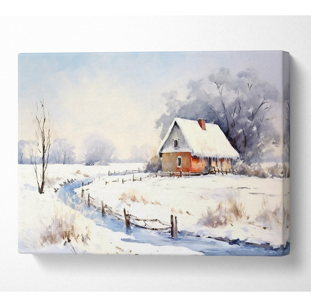 Orange Winter Cottage