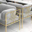 Banc rembourré en mélange de polyester Simple Leisure Dessert Shop Cafe-101431658