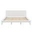 Base de lit plateforme en bois, base de lit avec tête de lit et lattes de bois-2114170554-2114170559