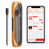 Orange et gris est en rupture de stock