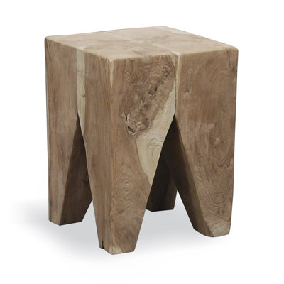 Gouldin Solid Wood Accent Stool