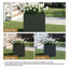 Boîte à fleurs rectangulaire en métal avec trous de drainage Dees-1405510505-1397962101