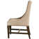 Barlow Linen Upholstered Dining Chair in Light Cream/Biege