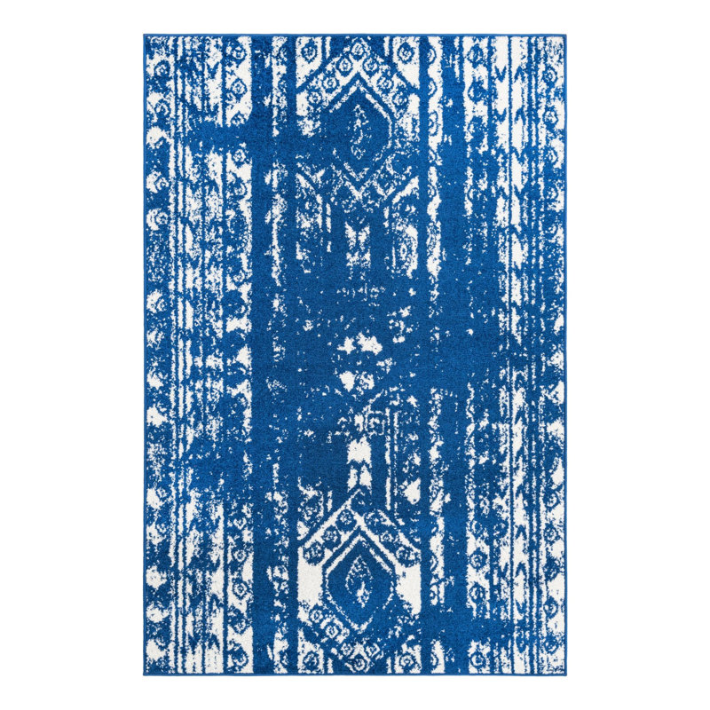 Gusman Geometric Indoor Rug, Rectangle 4' x 6'