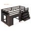 Lit mezzanine simple avec armoire et tablette-1486234526