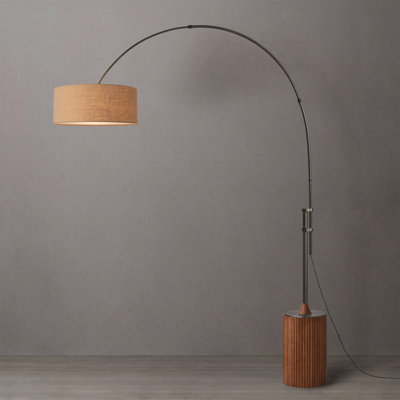 Dinardo 92 " Distressed Arched Floor Lamp