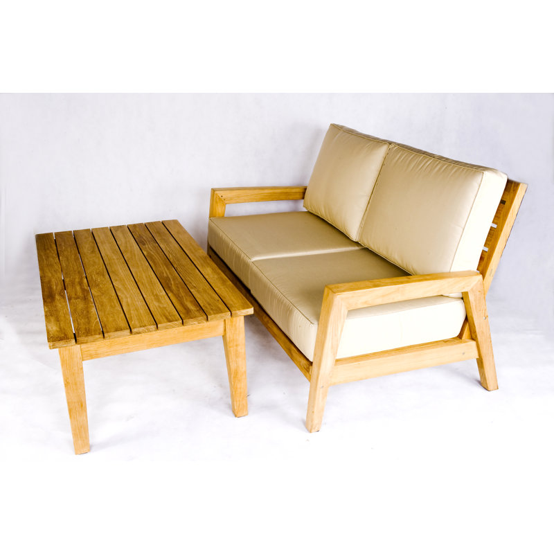 Teak Solid Wood Teak Outdoor Bench