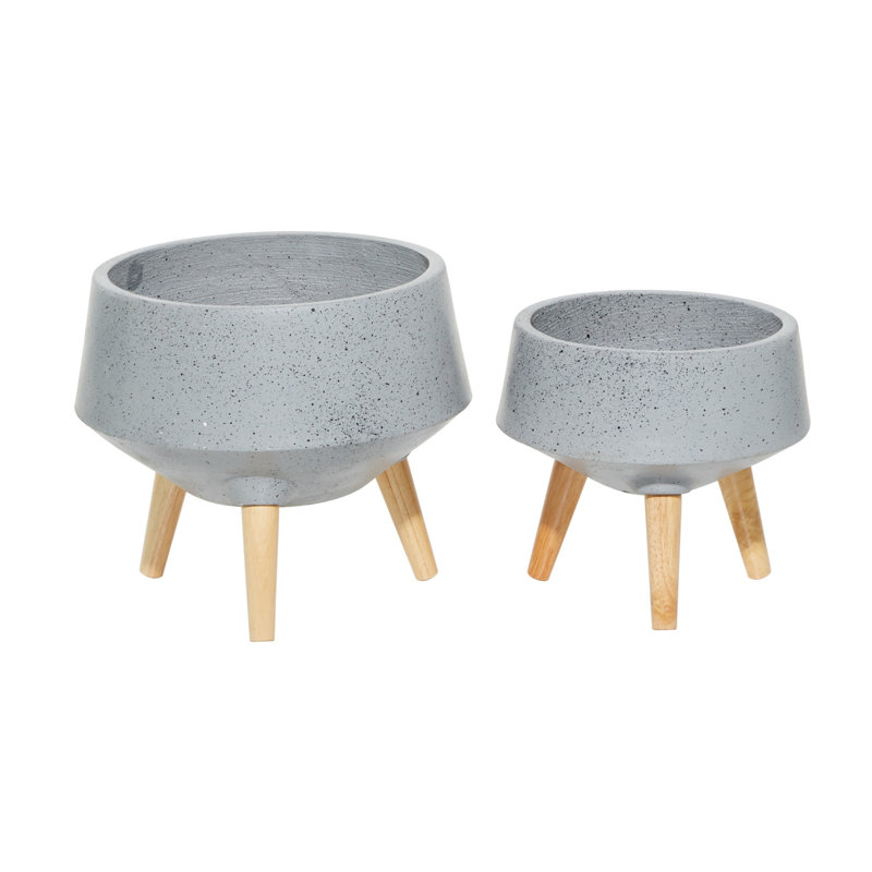 Annora Pot Planter, Gray