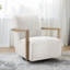 Fauteuil d'appoint pivotant rembourré Camino-1944713373