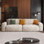 Coussin modulaire beige en polyester