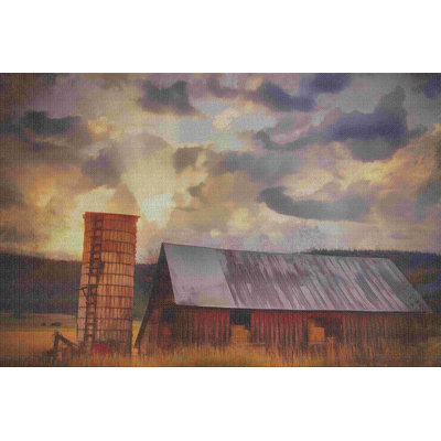 " Barn Landscap Sunrise "