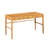 54" Tan Wood Grain 3-Drawer Writing Desk