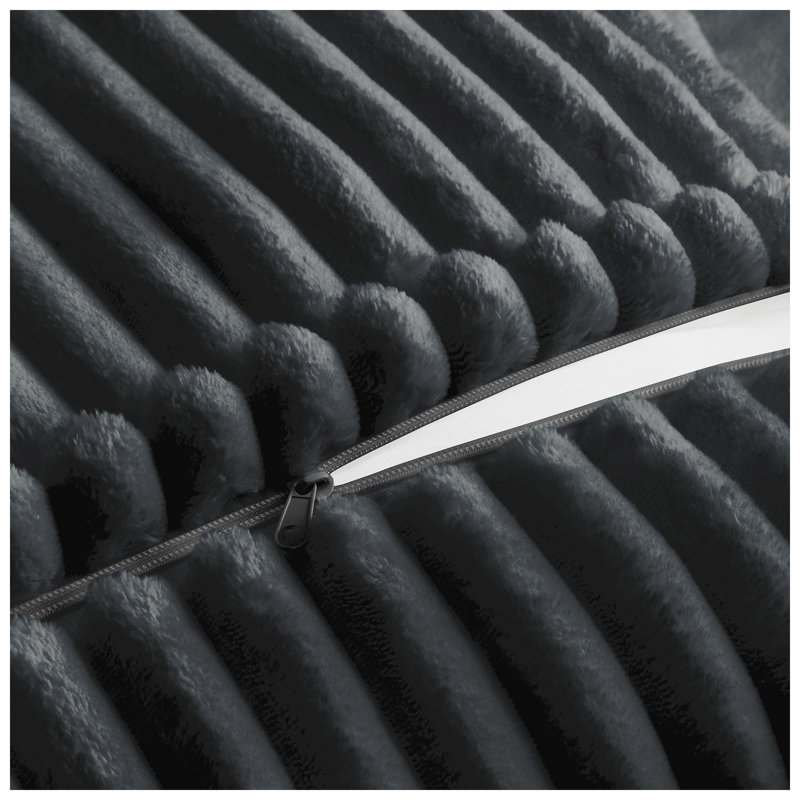 Fauteuil recouvert de velours côtelé gris l 49,01 po x P 33,07 po x H 34,64 po Urban Ins