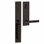 Bravura 973-846 Active Montgomery Handleset with Knurled Lever in Satin Brass - L