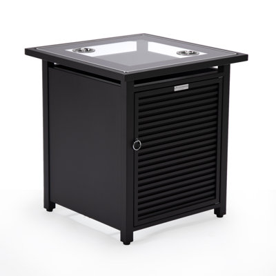 20.5'' Square Aluminum Fire Pit Accessory