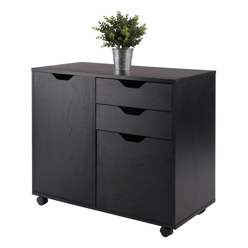 Crandon 30.71'' Wide 2 - Drawer Filing Storage Cabinet, Black
