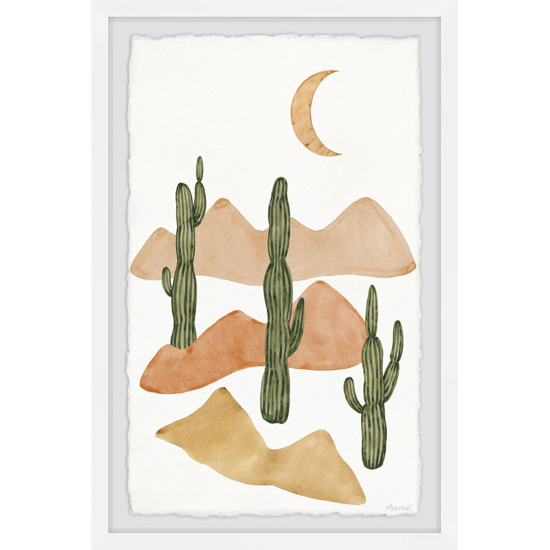 " Wild Cactus " by Marmont Hill, 24" H x 16" W x 1.5" D