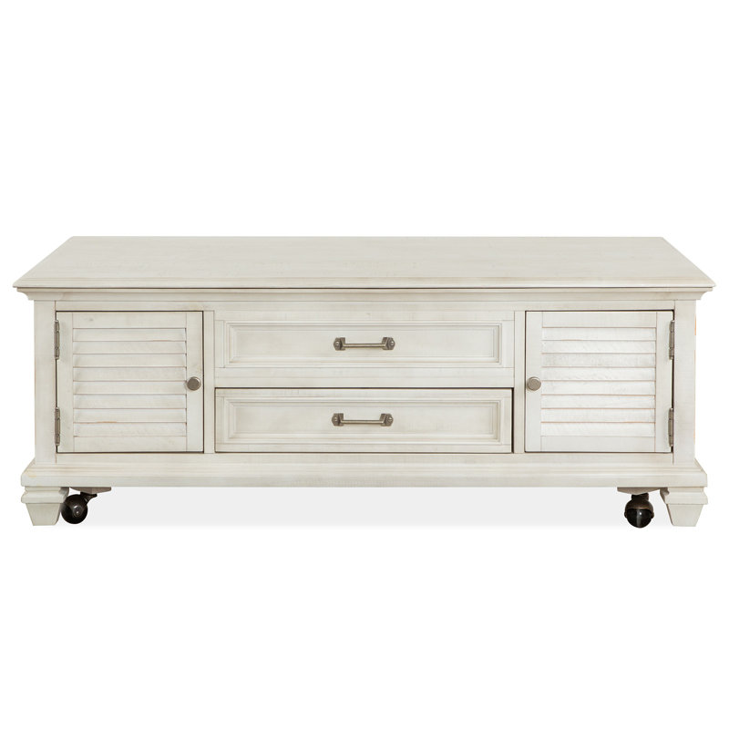 Cili Solid Wood Top Cocktail Table