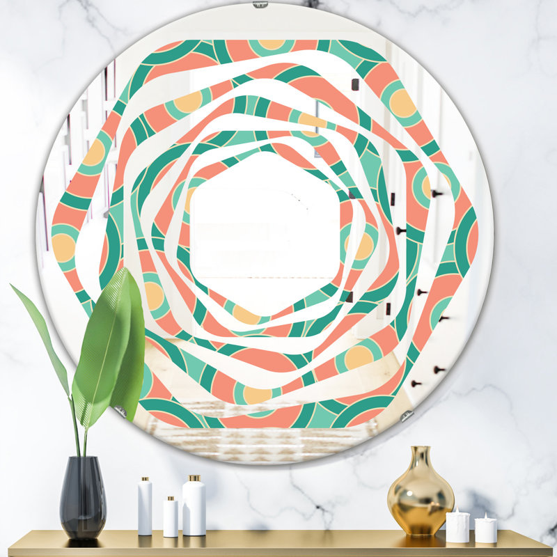 Miroir mural VI Whirl, H 23,6 po x l 23,6 po