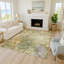Tapis floral intérieur / extérieur lavable à la machine Lafferty ACN2223-2116875991