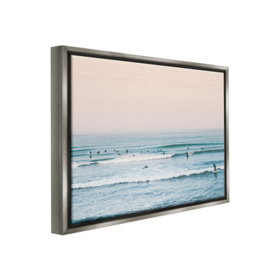 "Pastel Surfer Scene" par Sissi et Seb sur toile