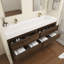Meuble-lavabo mural double 60 po Victoria-94524407