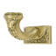 GEORGETOWN LARGE HOOK; BURNISHED BRASS FINISH-12212258