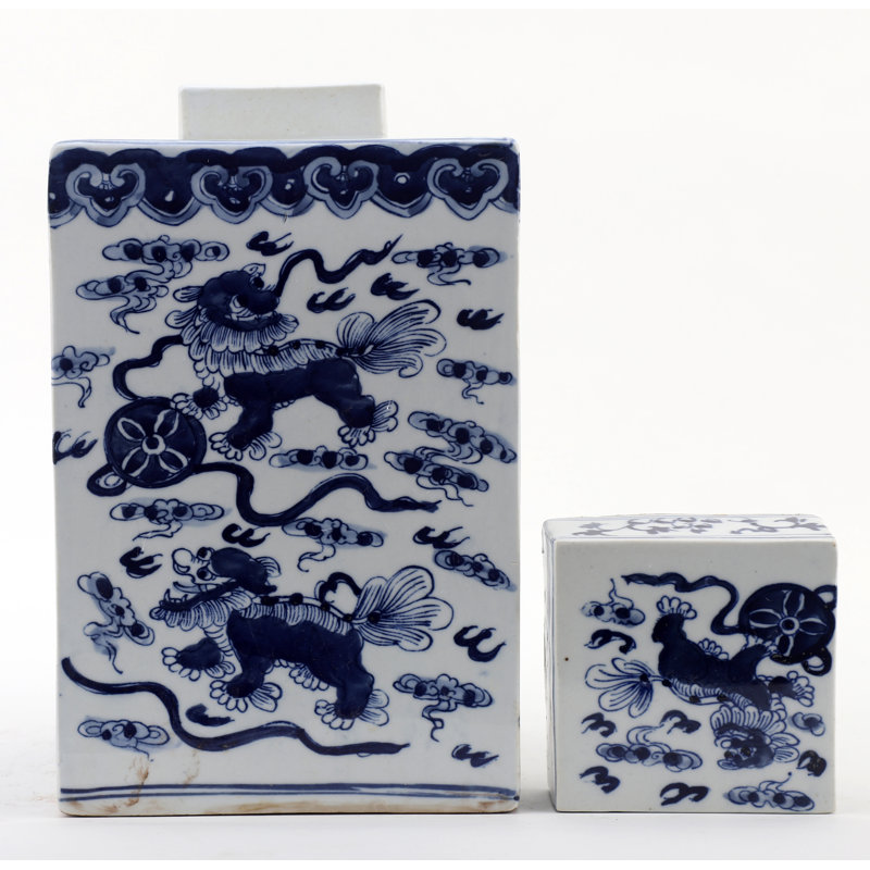 Handmade Porcelain China Ginger Jar