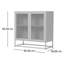 2 -Door 2 -Shelf Storage Cabinet-1389701549