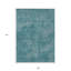 Tapis bleu sarcelle lavable intérieur / extérieur 9 pi x 12 pi HomeRoots