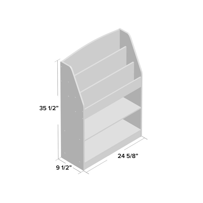 Gaia 37.01'' H X 24.57'' W Book Display, Pink