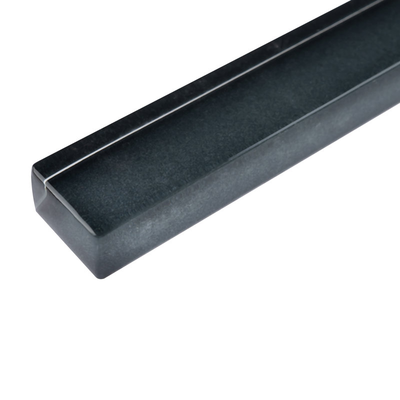 Carrelage en verre 12 "x 0,5", Gris foncé