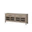 Console de meuble télé polyvalente et élégante de 65 pouces avec beaucoup de rangement