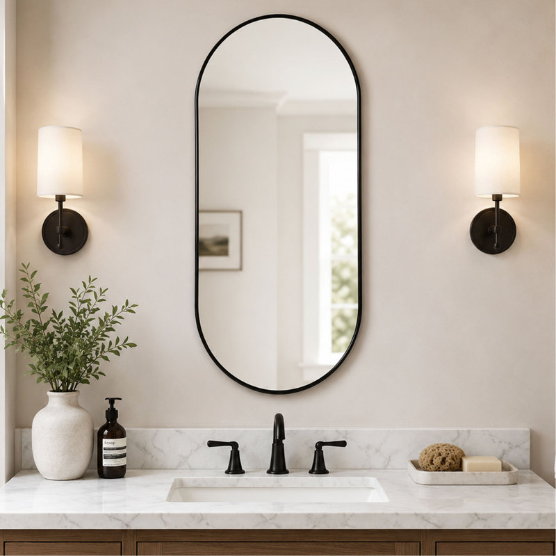 Cadre en PVC miroir 18 po x 40 po