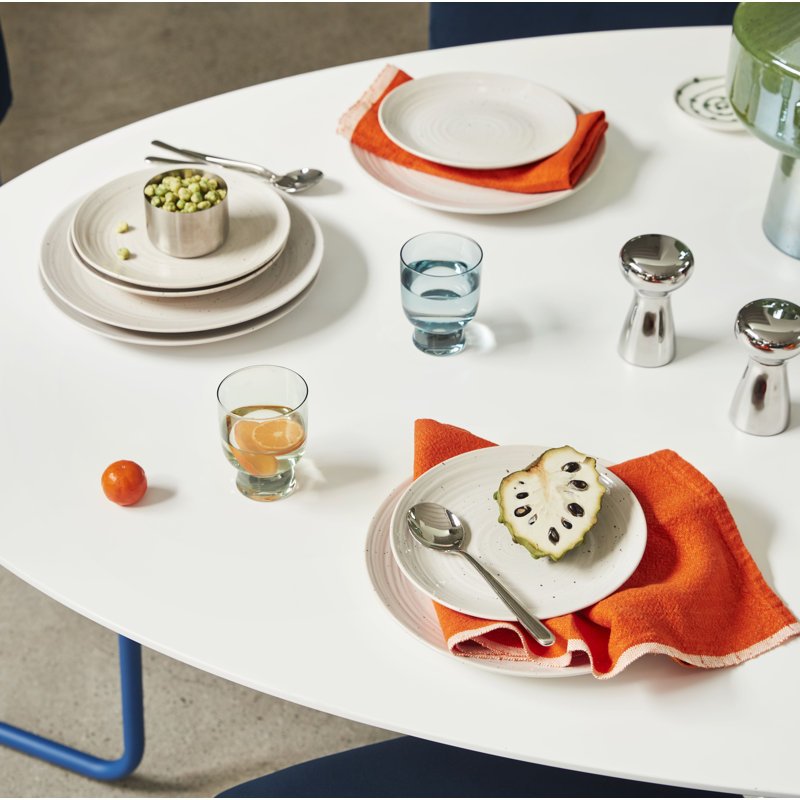 Soren Linen Square Napkin, Orange