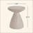 Outdoor/Indoor Lightweight Concrete Side Table